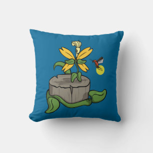 Spring Greets Summer Throw Pillow