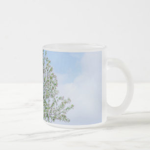 Spring - Happy Easter Frosted Glass Coffee Mug