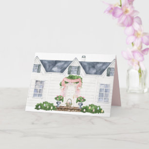 Spring   Happy Easter   House Card