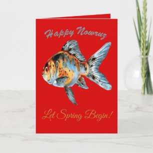 Spring Harmony Happy Nowruz Fish Card