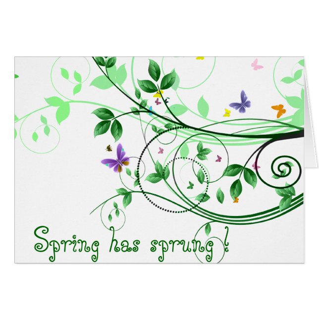 Spring has sprung (Front Horizontal)
