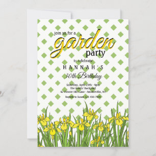 Spring Has Sprung Birthday Party Invitation