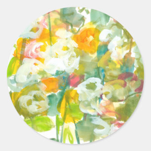 Spring has Sprung II Classic Round Sticker