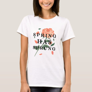 Spring Has Sprung - Orange Flower T-Shirt