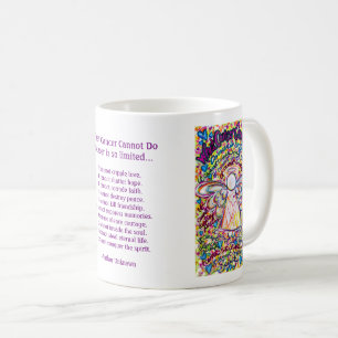Spring Hearts Angel Cancer Cannot Poem Coffee Mugs