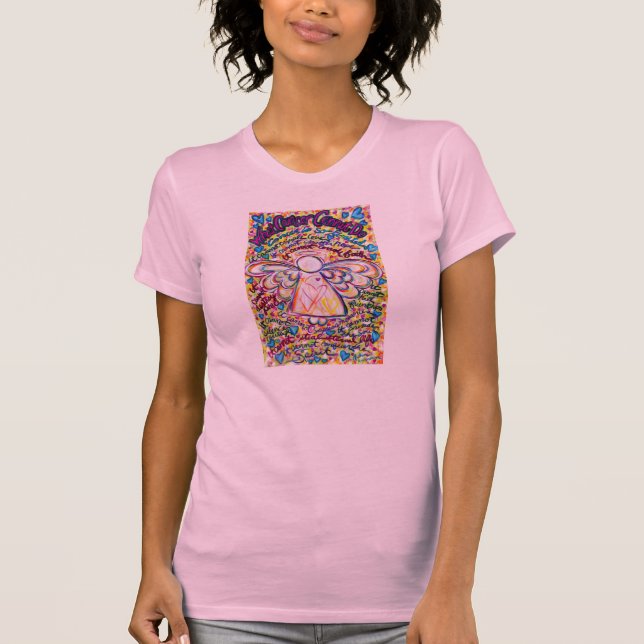 Spring Hearts Angel & What Cancer Cannot Do Shirt (Front)