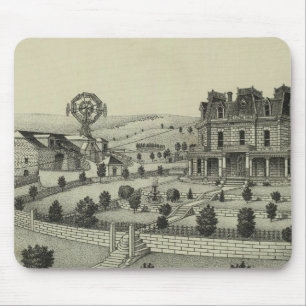 Spring Hill Farm, Chase County, Kansas Mouse Mat