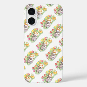 Spring Holiday Easter Bunny iPhone 16 Case