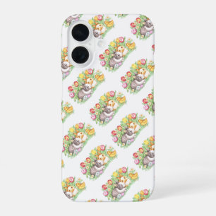 Spring Holiday Easter Bunny iPhone 16 Case