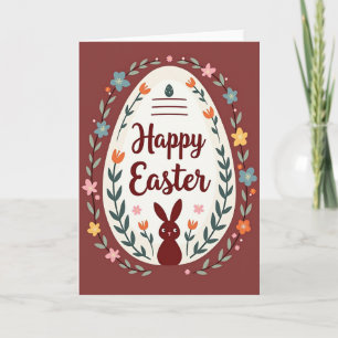 Spring Holiday Egg Scene Card