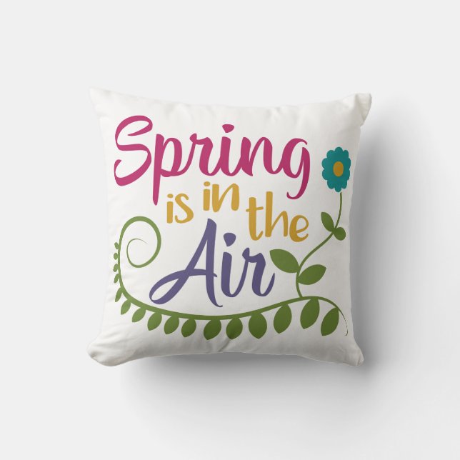 Spring Home Decor Cushion (Front)