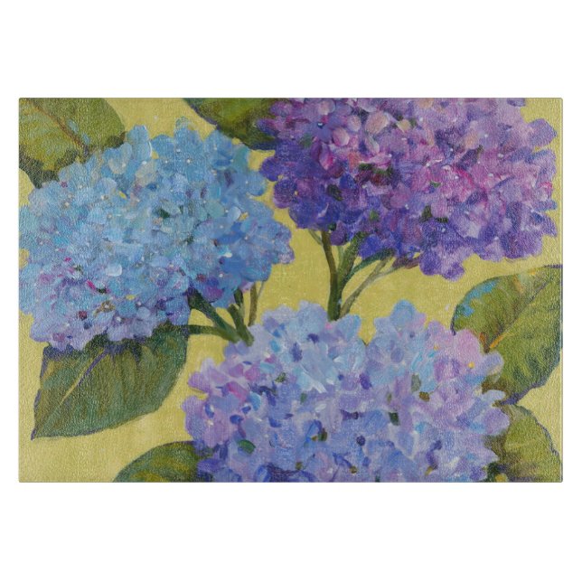 Spring Hydrangeas I Cutting Board (Front)