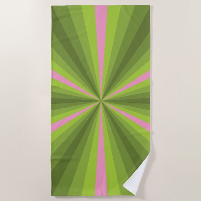 Spring Illusion Beach Towel (Front)