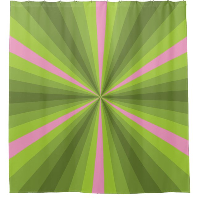 Spring Illusion Shower Curtain (Front)