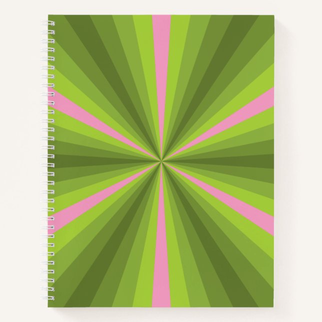 Spring Illusion Spiral Notebook (Front)