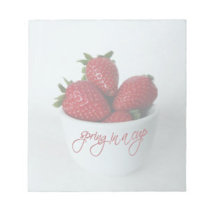 spring in a cup notepad