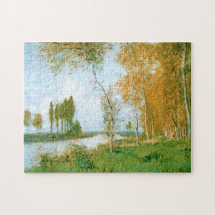 Spring in Argenteuil Monet Fine Art Jigsaw Puzzle