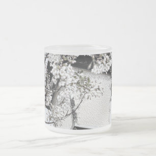 Spring in Brussels Frosted Glass Coffee Mug