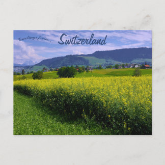 Spring in Hirzel Switzerland Postcard