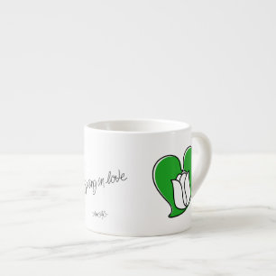 Spring in Love - White Tulips Speciality Mug