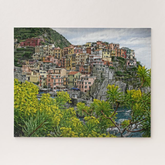 Spring in Manarola, Italia - 16x20 - 520 pcs. Jigsaw Puzzle (Horizontal)
