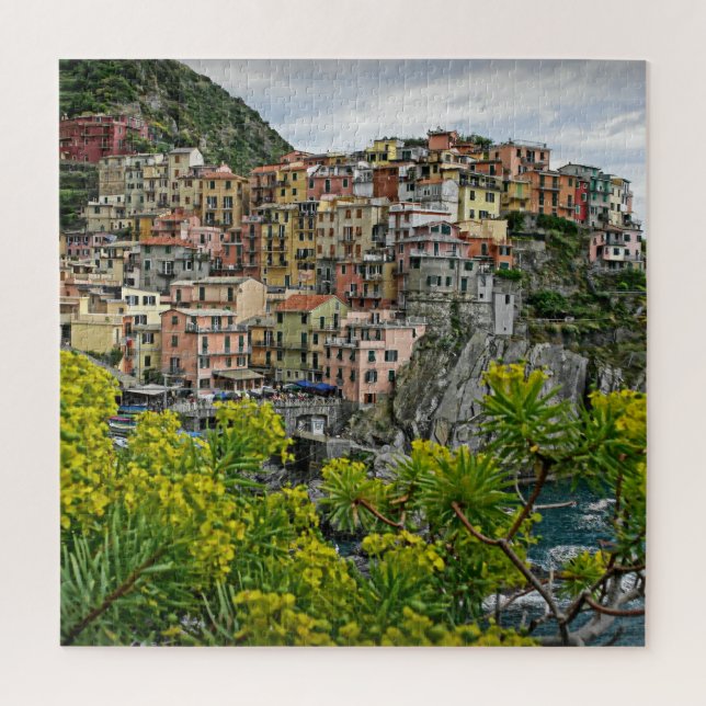 Spring in Manarola, Italia - 20x20 - 676 pcs. Jigsaw Puzzle (Vertical)