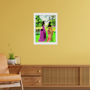 Spring in Paris 1872 Poster