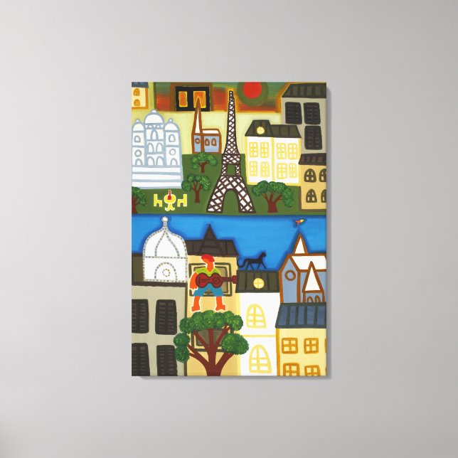Spring in Paris 2006 Canvas Print (Front)