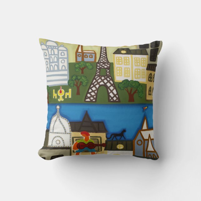 Spring in Paris 2006 Cushion (Front)