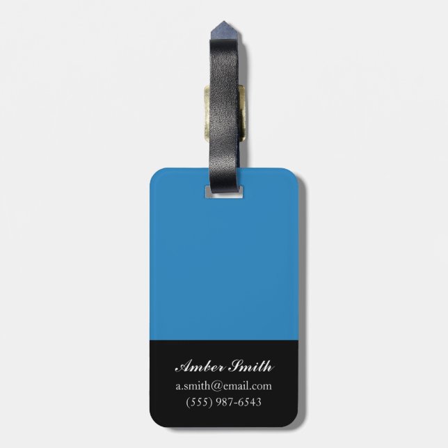 Spring in Paris 2006 Luggage Tag (Back Vertical)