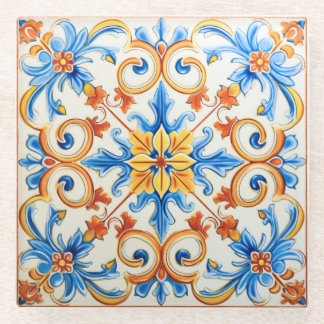 Spring in Sardinia Glass Coaster