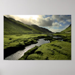 Spring in Scottish Highlands Poster