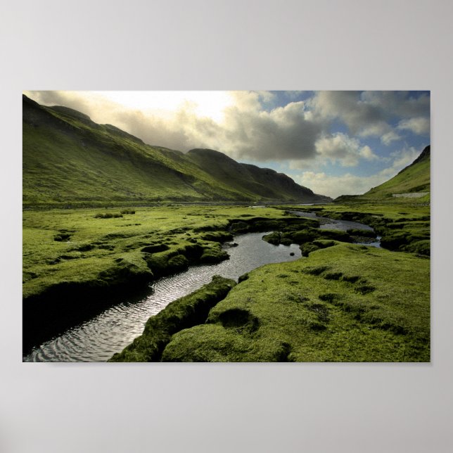 Spring in Scottish Highlands Poster (Front)