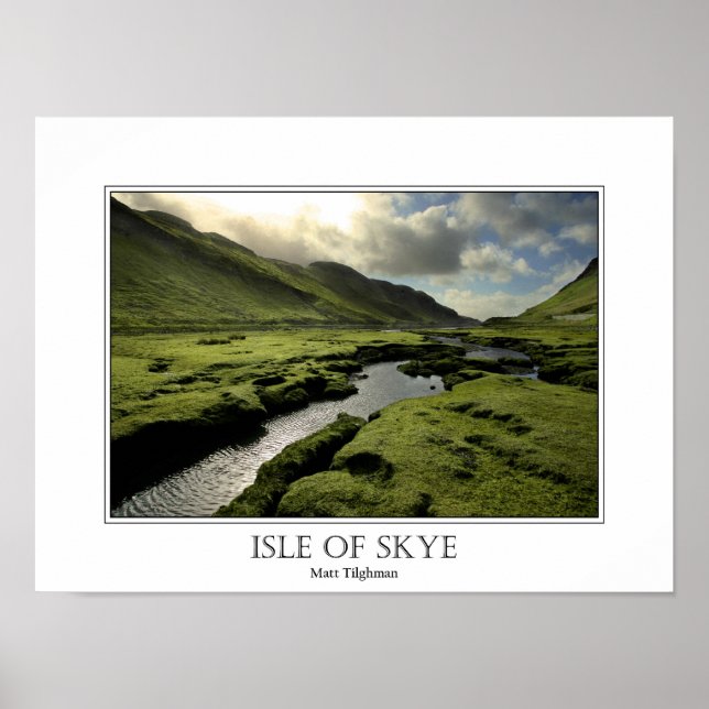 Spring in Scottish Highlands Poster (Front)