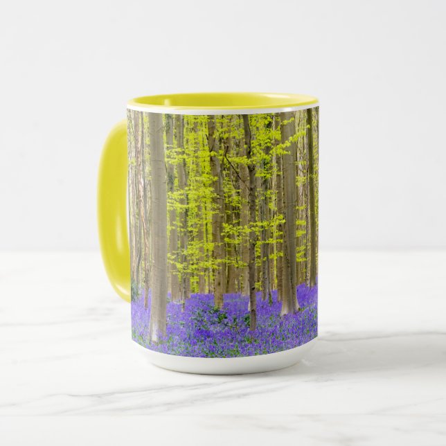 Spring in the Blue Forest Mug (Front Left)