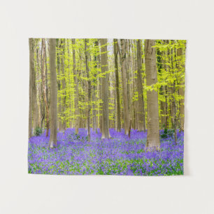 Spring in the Blue Forest Tapestry