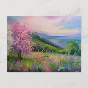 Spring in the Carpathians Postcard