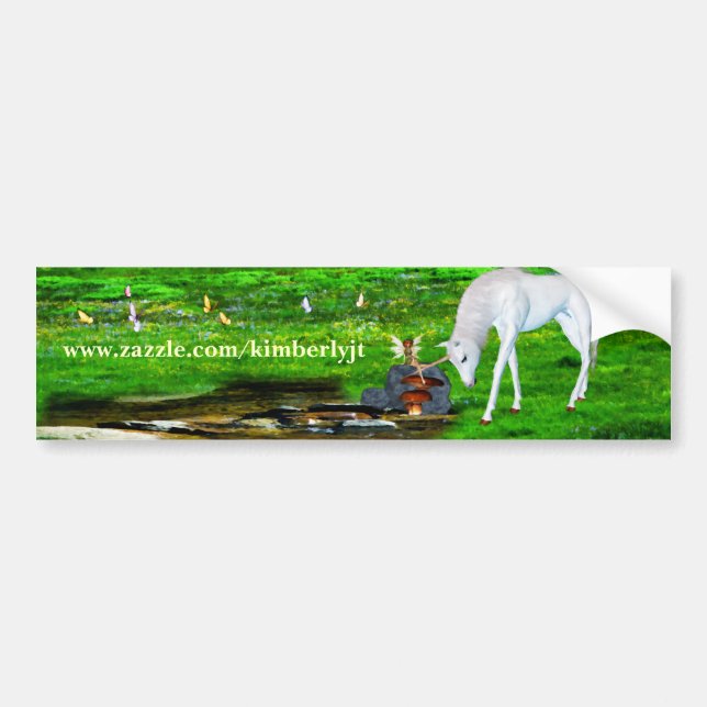 Spring in the Meadow Bumper Sticker (Front)