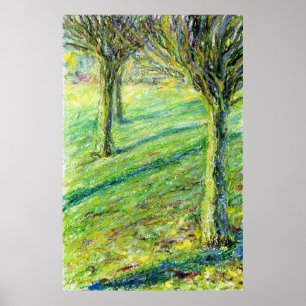 Spring in the West Park, Long Eaton (print) Poster