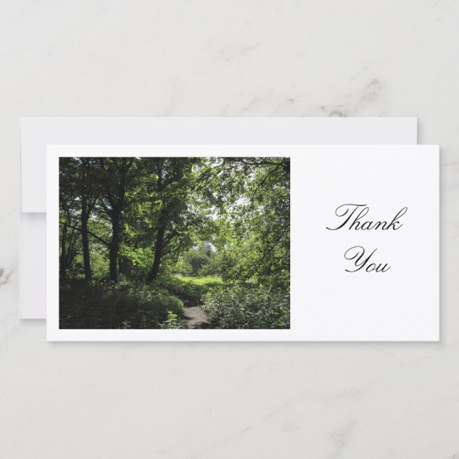 Spring in the Woods 03 - Thank You Card (Front)