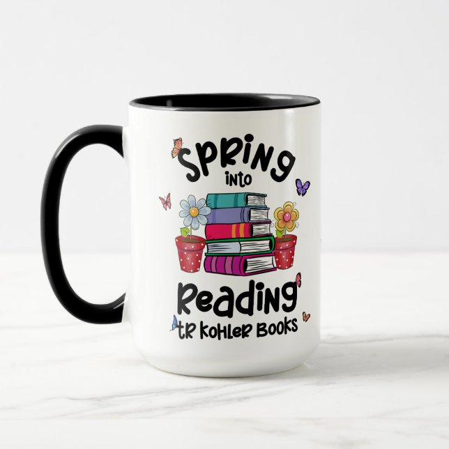 Spring Into Reading TR Kohler Books Mug (Left)
