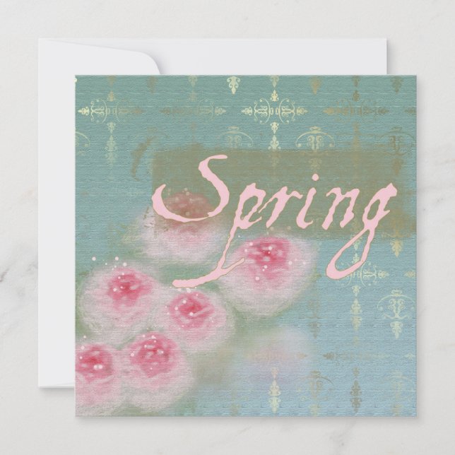Spring - Invitation Card (Front)