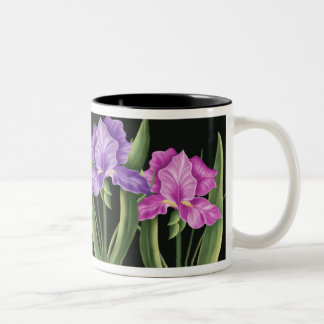 Spring Iris Two-Tone Coffee Mug