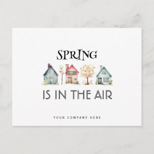 Spring is in the Air Real Estate Promotional Postcard