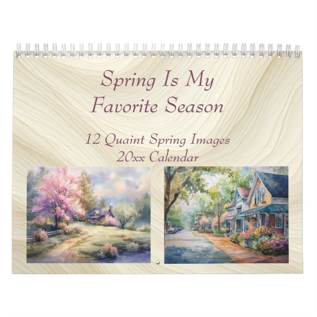 Spring Is My Favourite Season Calendar (Cover)