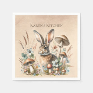 Spring Jack Rabbit Napkin