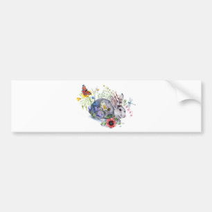 Spring Jackalope Bumper Sticker