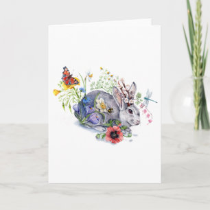 Spring Jackalope Holiday Card