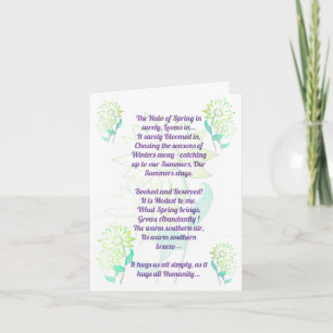 Spring Joys Greeting Card