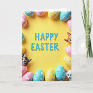 Spring Kittens Celebration Card